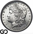 1878-S Morgan Silver Dollar Coin, Blast White Choice BU++