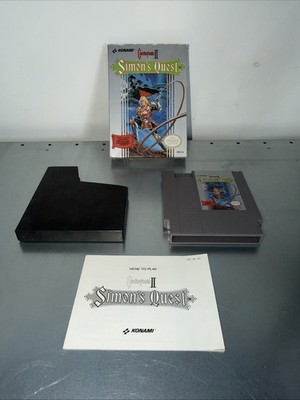 Castlevania II Simon's Quest Nintendo NES, Complete in Box with Manual - READ!
