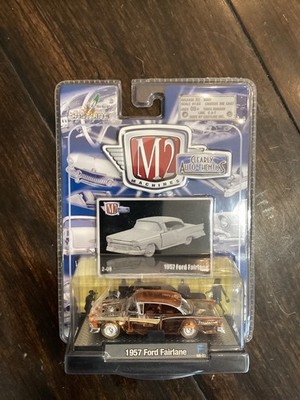 Castline 1957 Ford Fairlane M2 Clearly Auto-Thentics Orange 1:64 Scale New #1
