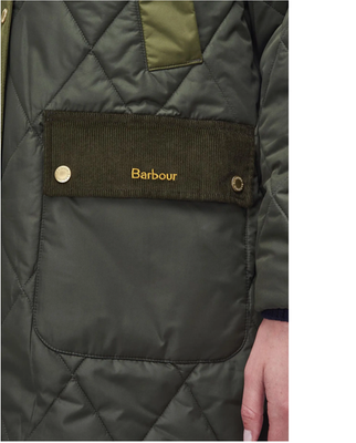 Barbour Cookston Quilted Coat with Removable Hood MSRP$460