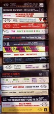 Lot of 30 VTG 80s 90s Cassette Tapes Rock, Pop, Hip-Hop Rap Singles BLADE