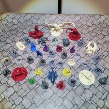 Huge Lot 40 D D Miniatures Set DND Game RPG Lich Dragon Marvelous Hero Figures