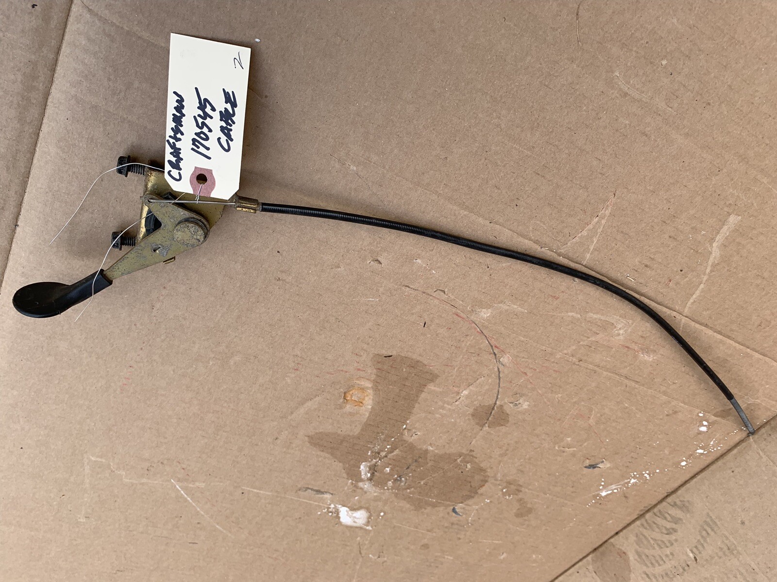 CRAFTSMAN RIDING MOWER THROTTLE CABLE 170545 eBay
