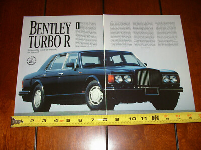1991 BENTLEY TURBO R ORIGINAL ARTICLE