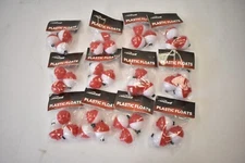 Lot of 12 Packs RebelFin Plastic Float Bobbers Round 1-1/2" Red/White 3 Packs
