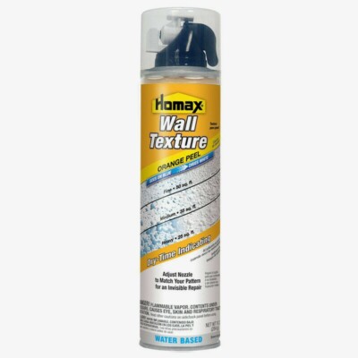 Homax WALL TEXTURE 10 oz. White ORANGE PEEL Dry-Time Indicating Adjusts 4296 NEW