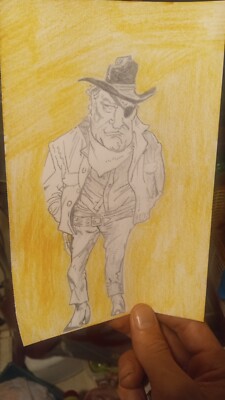Rooster Cogburn John Wayne True Grit Drawing 