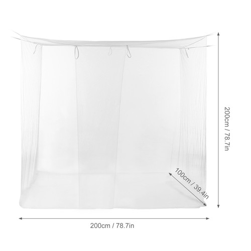 White Camping Mosquito Net -mosquito Mesh Tent Net C3L4 - Picture 11 of 11