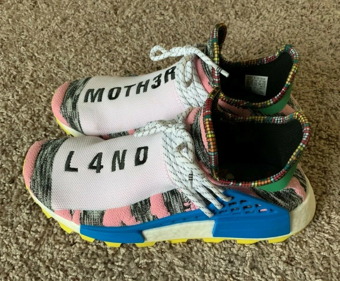 Adidas NMD Hu Pharrell Solar Pack Size 10 - Preowned - | eBay