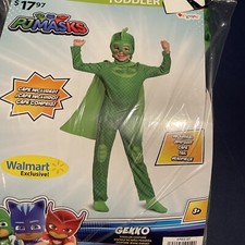 Halloween Costume NEW Toddler's PJ Mask Gekko 2T or 3T-4T