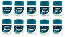 Himalaya Gasex 100 Tabs x10 Digestive Support Exp 02/2027 Herbal Remedy