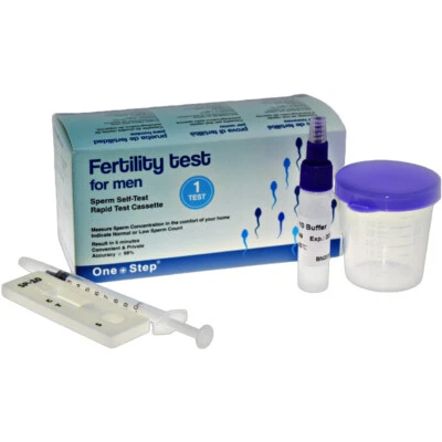 One Step: Fertility Test for Men, Indicate Normal or Low Sperm Count – 1 Test