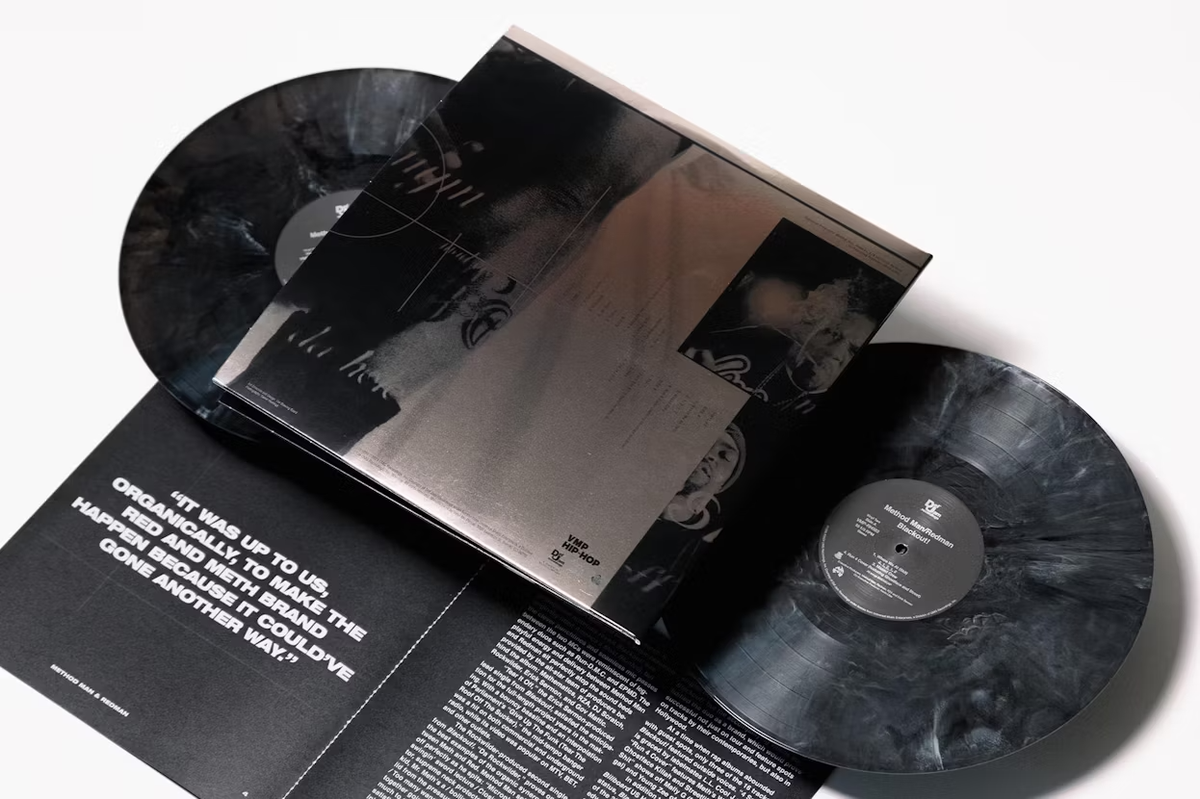 METHOD MAN REDMAN BLACKOUT VINYL NEW! LIMITED MARBLE LP! WU TANG