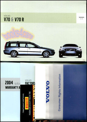 OWNERS MANUAL V70 2004 VOLVO BOOK V70R TURBO | eBay