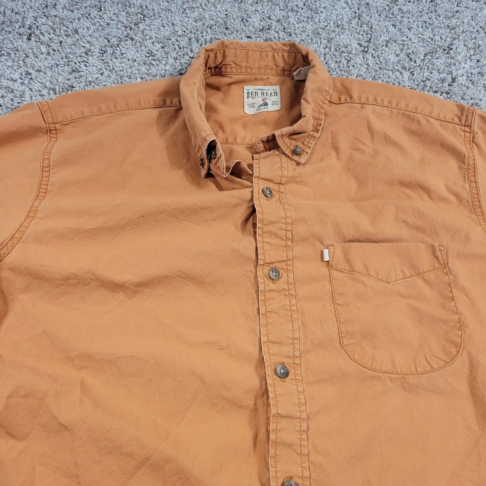 RedHead Shirt Mens Large Button Up Short Sleeve Hiking Hunting Camping Outdoors - Image 3 of 4