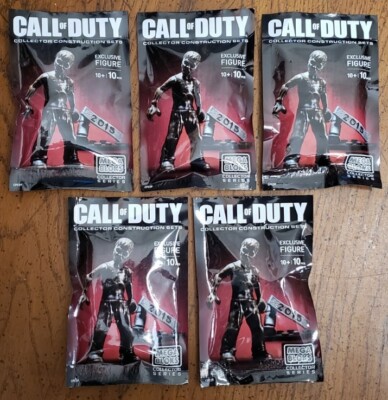 5x Call of Duty Mega Bloks SDCC Comic Con Exclusive Figure 2015 Collector Zombie