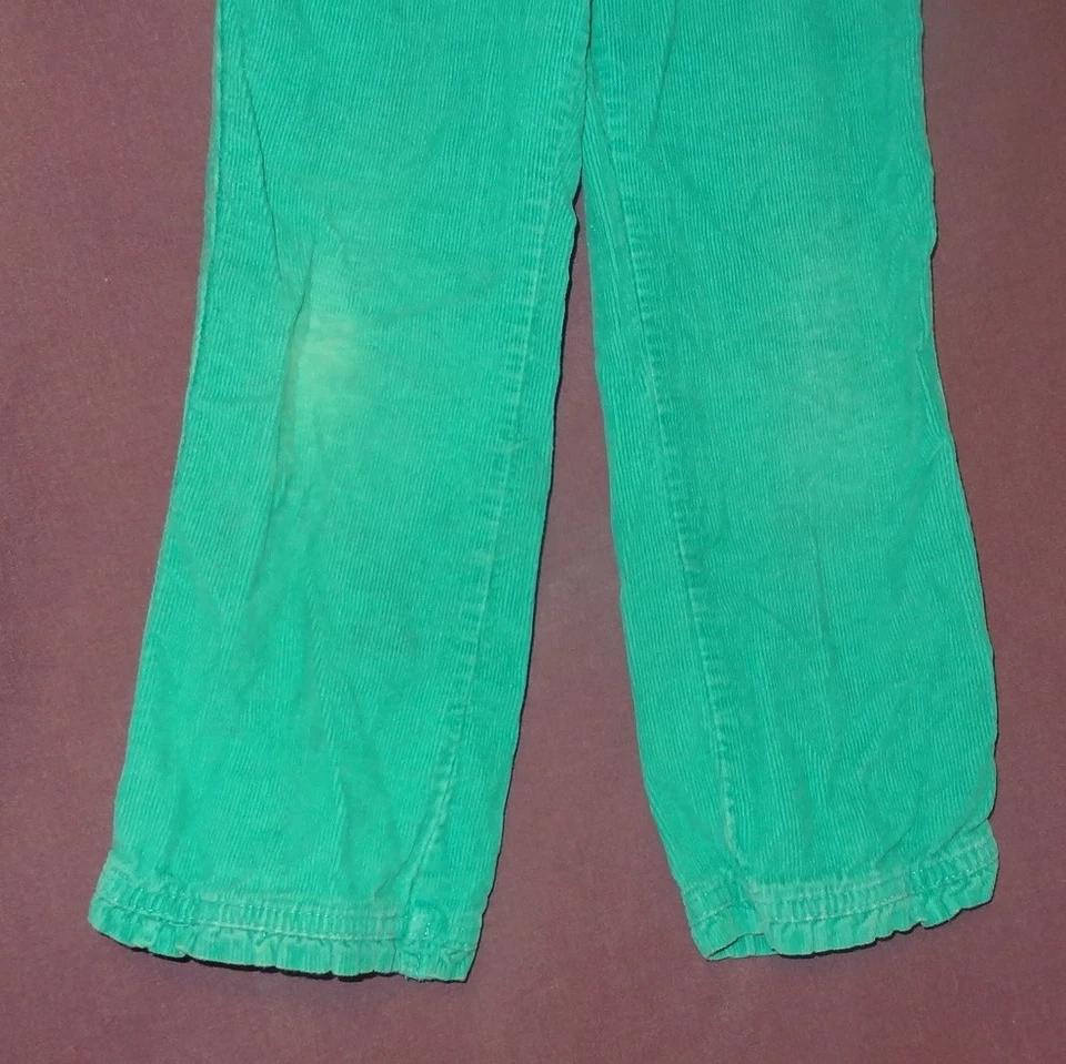 Pantalones Pana Verde Azulado Talla 6 L/G Nookie Dookie Pull On Niñas  Foto 2 de 4