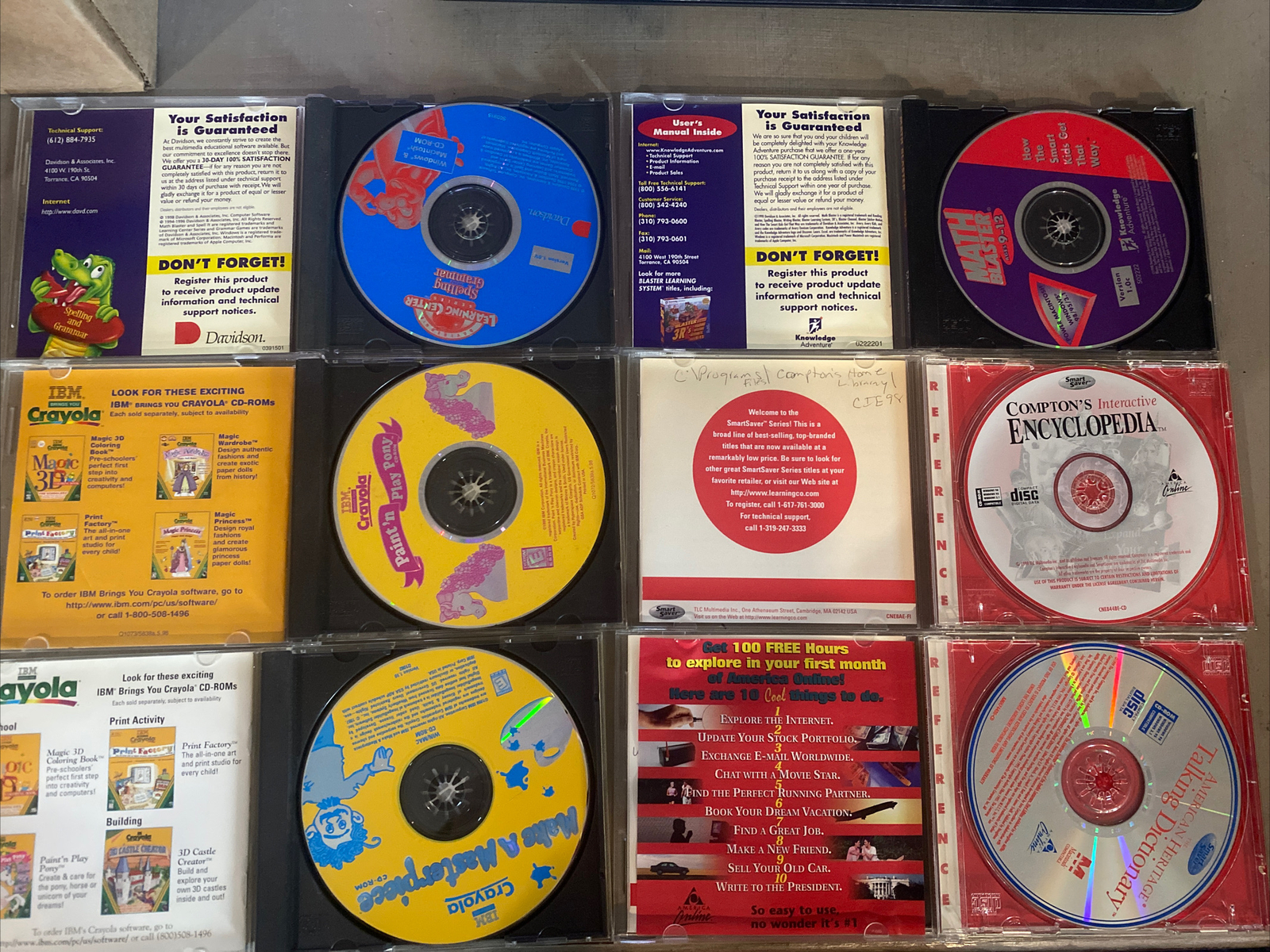 Educational!! 90s Vintage Computer Games!! Lot Of 6! Math, Spelling, Art &  More! | eBay