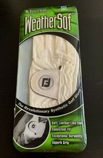 FOOTJOY 1 GLOVE IN GOLF WEATHER SOLF MEN'S REGULAR RIGHT - WHITE SMALL