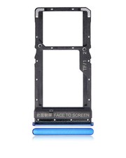 Dual Sim Card Tray Compatible For Xiaomi Redmi Poco X3 / X3 Pro Frost Blue 