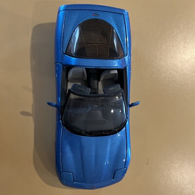 Franklin Mint 1997 Chevy Corvette RARE!! Metallic blue Ltd Edit