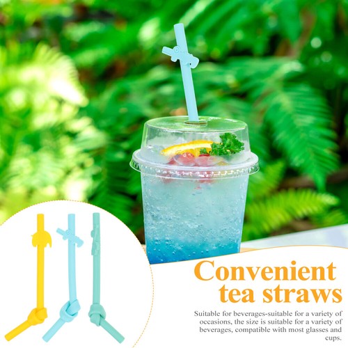 3 Pcs Luau Straw Reusable Straws Baby Straws Reusable Cocktail Straw - Picture 10 of 12
