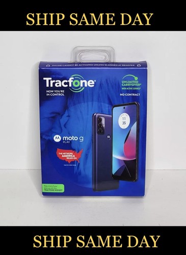 Nuovissimo Tracfone Moto G Play 2024 + 1 anno di servizio con 1500 min