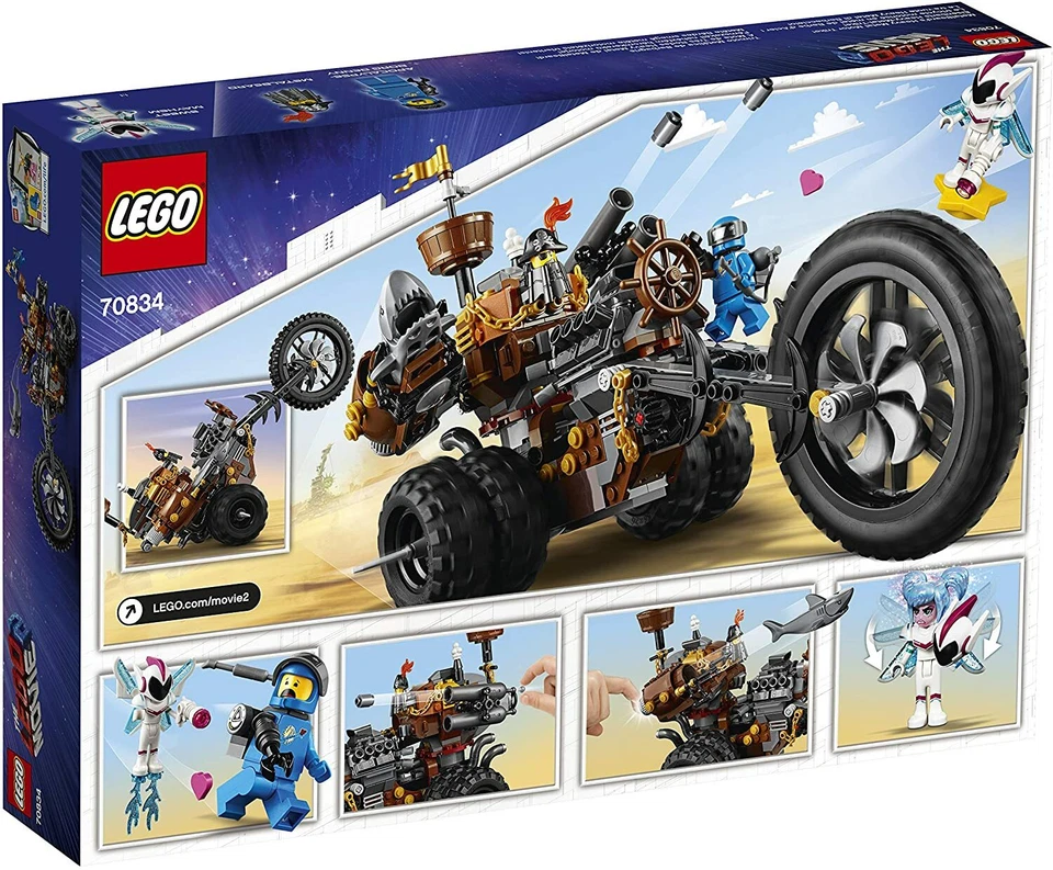 Lego Película 2 Set 70834 METALBEARDS HEAVY METAL MOTOR TRIKE Benny Moto NUEVO Foto 2 de 4