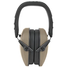 Walker's Razor Passive Ear Muffs w/Rubberized Coating Polymer FDE & Ear Cups
