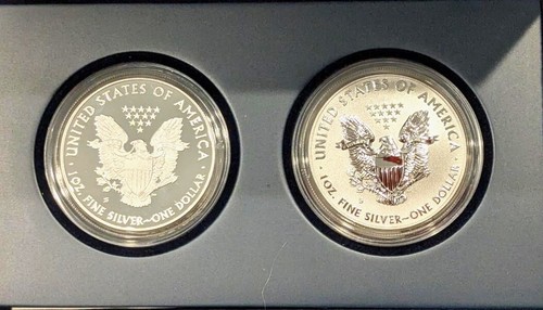 2012 AMERICAN EAGLE SAN FRANCISCO TWO-COIN SILVER PROOF SET WITH BOX AND CERTIF. - Picture 5 of 5