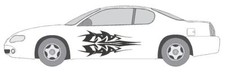 Decal Vinyl Graphic A1089 Auto Suv Vehicle Van Cross Over Car Modern Truck Semi