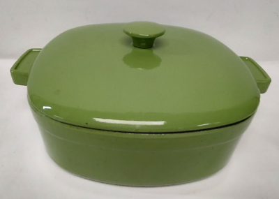 KitchenAid Cast Iron Dutch Oven / Casserole 6qt Avocado Green