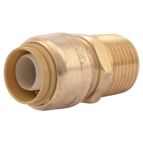 SharkBite 1/2 in. Push-to-Connect x MIP Brass Adapter Fitting. 2 Count