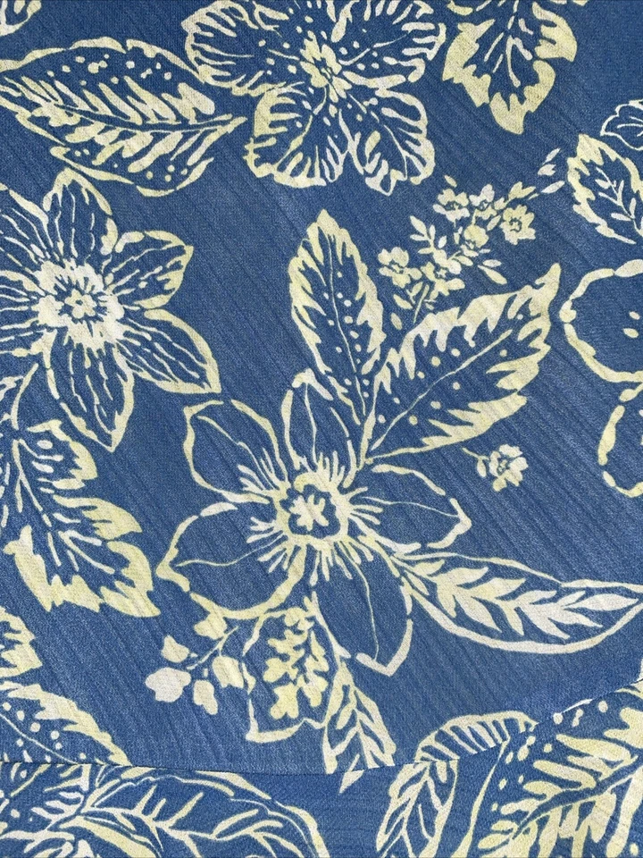 Emma James Women's 20W Reversible Maxi Skirt Striped/Tropical themes Trumpet Hem - Image 3 of 4