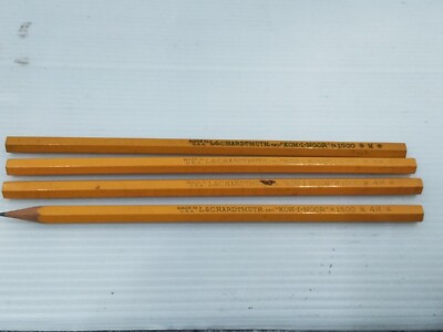 VTG L&C Hardtmuth Koh-I-Noor 1500 H - 2h - 4h Pencil Drawing Drafting Art (4PCS)