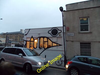 Photo 6x4 View of a cafe with an unusual window on the corner of Beechwoo c2013