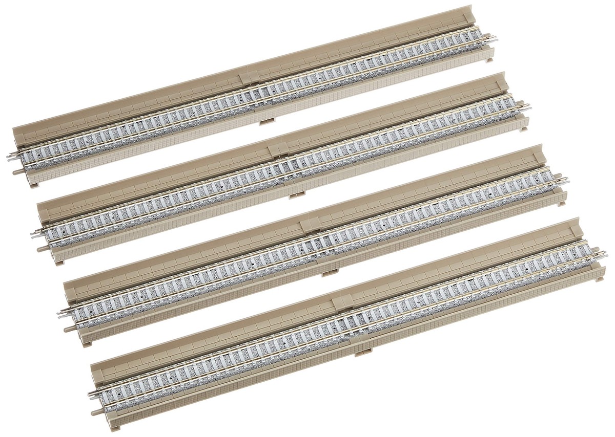 TOMIX N gauge viaduct with PC rail HS280-PC F 4 Set 18223