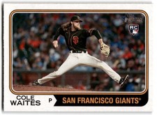 2023 Topps Heritage Cole Waites RC San Francisco Giants #258