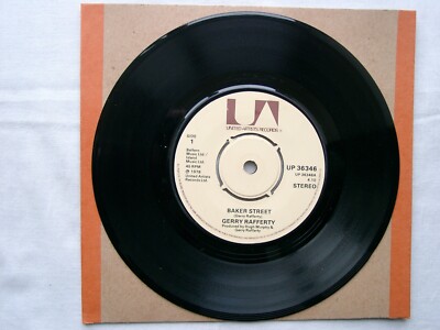 GERRY RAFFERTY - Baker Street 7'' - UP 36346 - 1978	UK - b