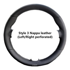 Alcantera Steering Wheel Cover Real Leather For Volkswagen Vw Touareg J