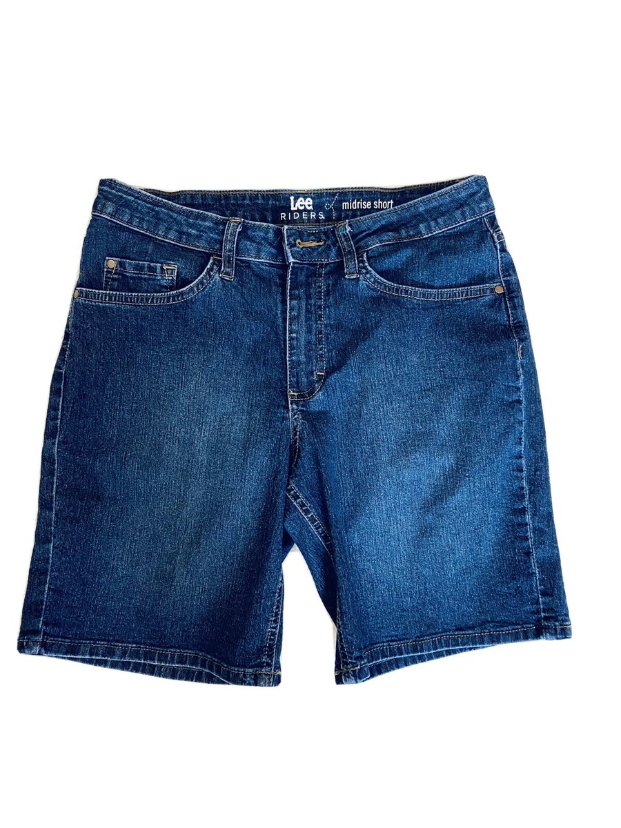 Y2K Lee riders mid rise mom shorts