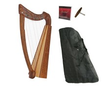 Roosebeck 22-String Heather Harp w/ Full Chelby Levers - Knotwork Gig Bag Ex