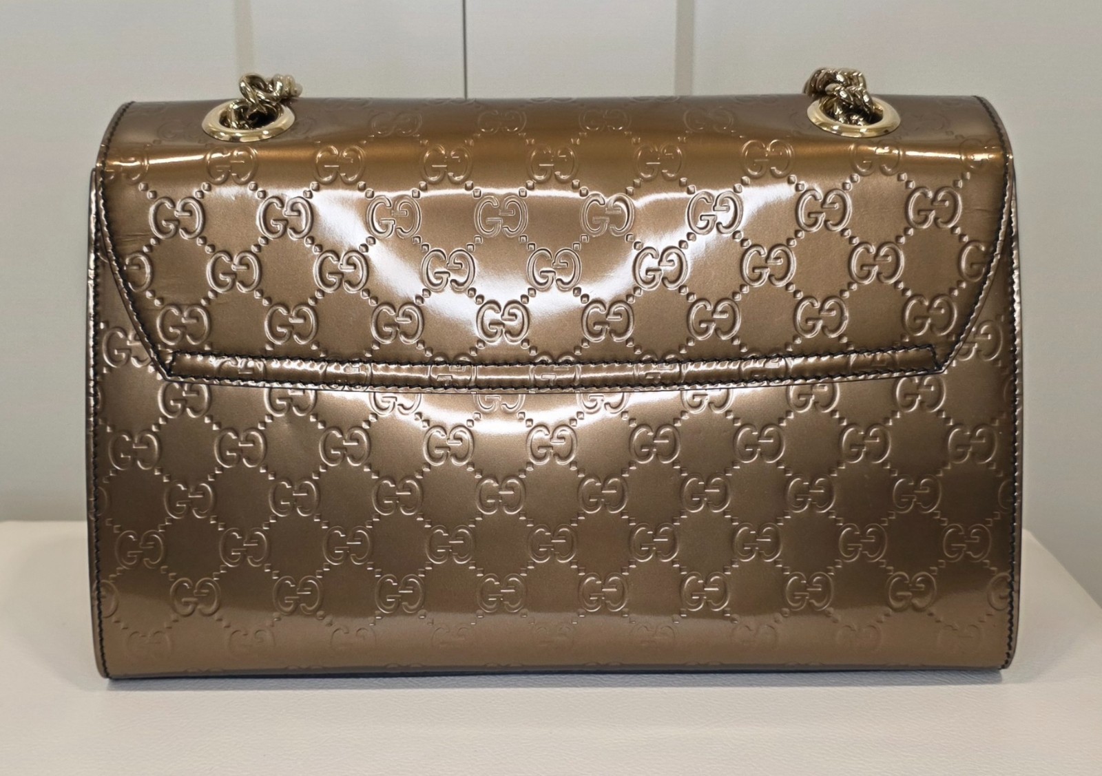 Gucci GCC Exclusive Horsebit Gold Python Mini Sho… - image 2