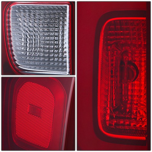 OE Chrome Housing Red Lens LED Taillights Assembly for 17-23 Honda Ridgeline - Picture 3 of 7
