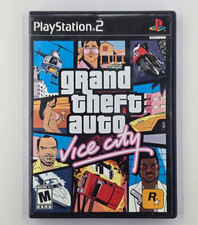 Grand Theft Auto: Vice City (Sony PlayStation 2, 2002) PS2 Black Label CIB W/Map