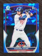 Edouard Julien 2023 Bowman Sapphire Edition - Chrome Prospects #BCP-82 (RC)