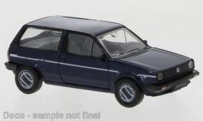 PCX Premium Classics PKW VW Polo II Fox, metallic-dunkelblau 870335