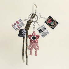 Stranger Things Bag Charm Keychain Demogorgon. Combine  Save Shipping  