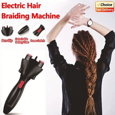 Automatic Hair Braider Machine Electric Quick Twist Braid Maker Styling DIY Tool