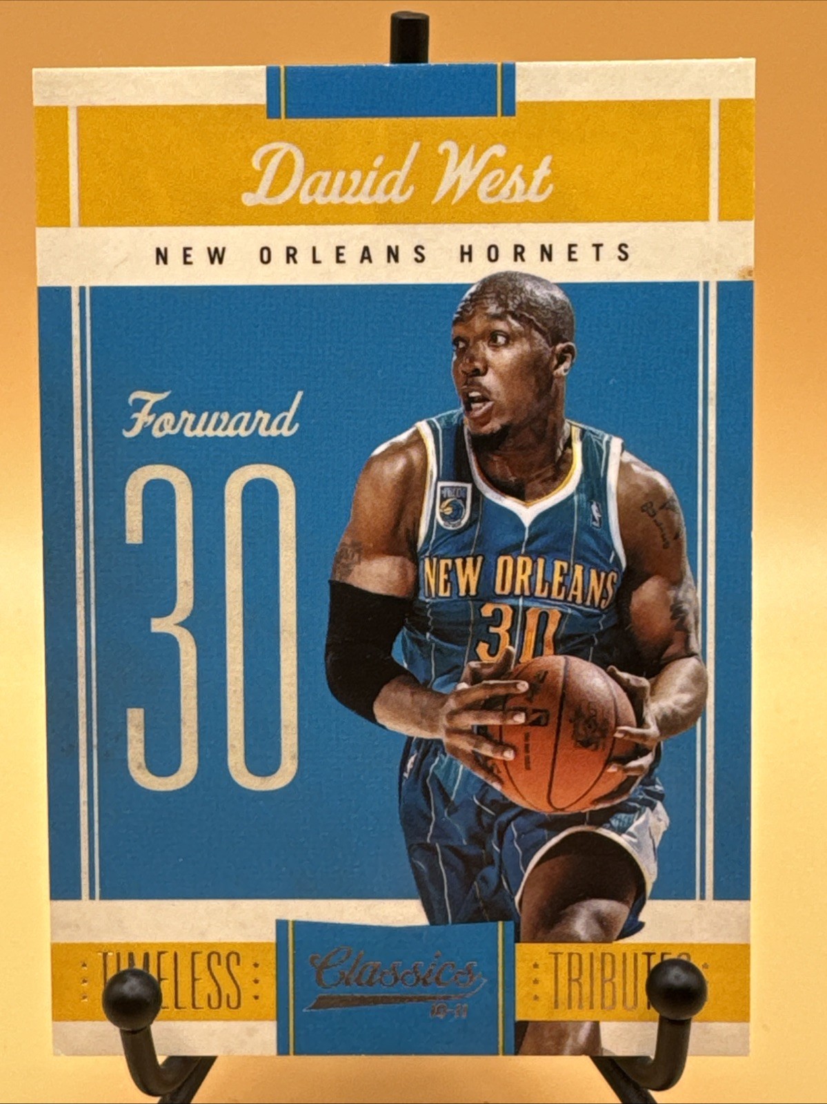 2010-11 Panini Classics Timeless Tributes Silver David West #10 Hornets /250